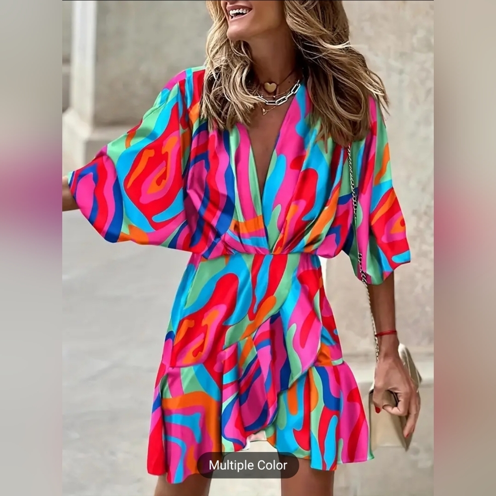 Asymmetrical Slim Waist Dress